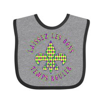 Inktastic French Mardi Gras Boys or Girls Baby Bib