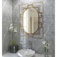 thumbnail image 2 of Deanna Gold Metal Mirror, 2 of 4