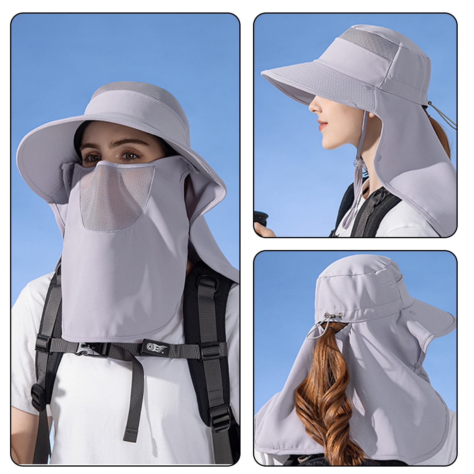 Face Mask Hats That Protect The Best From Sun Sun Protection Shawl