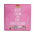 thumbnail image 2 of The Golden Girls Keep Calm And Eat Cheesecake 6 x 6 Inch Wood Box Sign, 2 of 2