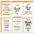 thumbnail image 2 of 12 Sets Thank You Cards with Envelopes and Stickers,Assorted Folded Blank Inside Greeting Cards with 6 Unique Elegant Designs for Teacher Friend Wedding Birthday Graduation Business Gifts, 2 of 8