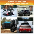thumbnail image 5 of Mockins ma-cc-bns-lrg-blu-77 Mockins 60'x24'x6' Folding Trailer Hitch Cargo Carrier w/ 25 CuFt. Soft Vinyl Waterproof Cargo Bag | 500 Lbs, 5 of 9