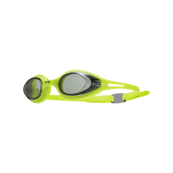 TYR Hydra Flare Adult Swim Goggles – Low Profile Training Goggles with Wide Vision, Anti Fog, Easy Adjust Fit, Lime