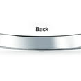 thumbnail image 5 of Bling Jewelry Mens Unisex Miami Cuban ID Bracelet Sterling Silver Sleek Design Sizes 7-9 Inch, 5 of 6