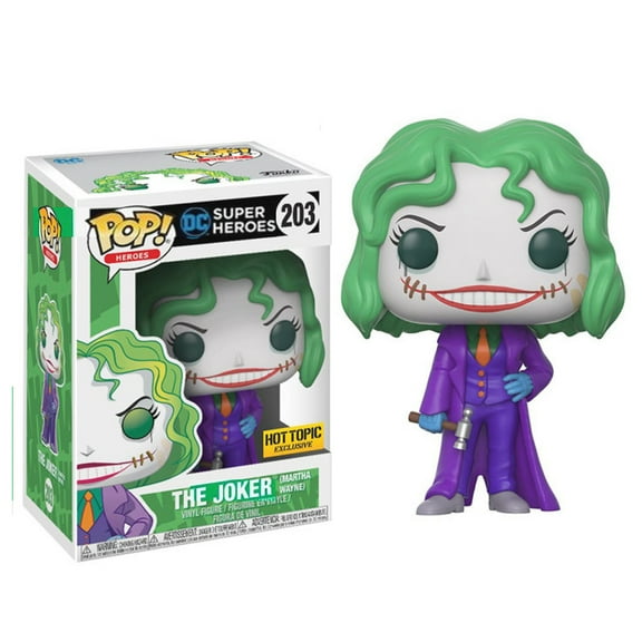 Funko0a #203 The Joker (Martha Wayne) Vinyl Figures Pop! Toys Birthday gift toy Collections ornaments - w/Plastic protective shell - New!!!