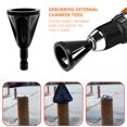 thumbnail image 5 of 2 piezas de herramienta de desbarbado externo de acero inoxidable, herramienta de desbarbado de chaflán externo, repara rápidamente, elimina rebabas de pernos dañados de acero inoxidable, 5 of 5