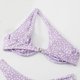 thumbnail image 3 of Traje de baño de 2 piezas para mujer, trajes de baño para mujer, bikini estampado con tirantes divididos y soporte de acero, conjunto de traje de baño de dos piezas para mujer, traje de baño de nailon, 3 of 6