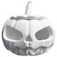 thumbnail image 2 of Calabaza Sombra 3D Halloween Vela Moldes Del () Blanco, 2 of 4
