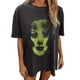 thumbnail image 1 of Blusa de manga corta de verano con estampado de mueca gótica vintage para mujer Pompotops hfajkhk138566, 1 of 9