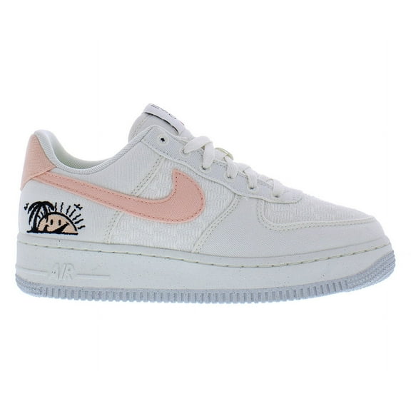 Nike Air Force 1 07 SE Next Nature Womens Shoes Size 5, Color: Sail/Arctic Orange/Black