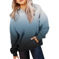 thumbnail image 3 of Boys Oversized Hoodies Gradient Hooded Sweatshirt Long Sleeve Sweatshirts Pullover Kids Sweatshirt Streetwear Hoodie Cute Clothes for Girls Boys 12-24 Months, 3 of 5