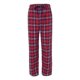thumbnail image 1 of Boxercraft - Pantalones de franela con cintura elástica para hombre, azul marino/rojo, extragrande boxeador F20, 1 of 1