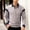 Gris, variante sur Polo pour Homme Adulte à Manches Longues, T-Shirt Polo à Boutons, Basique, Vêtements Noirs pour Hommes