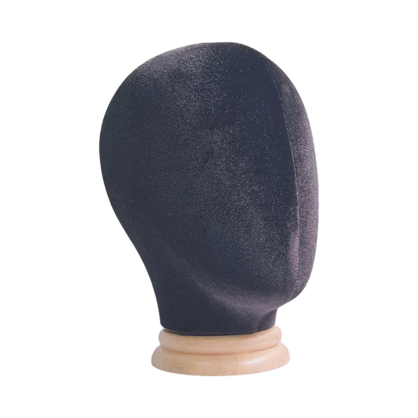 TOOYFUL Display Head Mannequin Head Display for Beauty Salon or Shop Display black