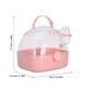 thumbnail image 2 of BRIGHTFUFU Jaula transportadora para animales pequeños, jaula portátil para hámster con botella de agua y cubierta transparente para mascotas pequeñas, jerbos y hámster, 2 of 8