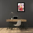 thumbnail image 3 of Grace Popp 15x18 Black Modern Wood Framed Wall Art Titled - Rainy Day Bouquet II, 3 of 6