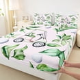 thumbnail image 3 of Homewish Golf Ball Game Queen Sheet Sets,Sport Theme Flat Sheet,Green White Queen Fitted Sheet For Boys Kids,Breathable Home Decor,4 Pieces, 3 of 7