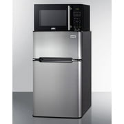 Summit Appliance 2 Door Microwave & Refrigerator-Freezer Combination with Allocator