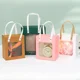 thumbnail image 4 of 5 bolsas de papel transparentes con ventana para regalo de cumpleaños, embalaje portátil visual, para festivales, ramos, tartas, cajas de mano, 4 of 5