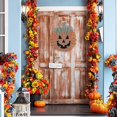 thumbnail image 5 of Garland Decoration Halloween Burlap 11.8in Hanging Ornament Pendant Wreath, 5 of 5