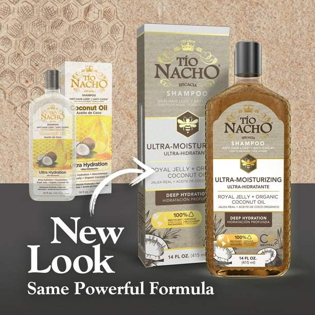 Tio Nacho Ultra Hydrating Moisturizing Coconut Oil Anti-Hair Loss Shampoo, All Hair Types, 14 fl oz Walmart.com