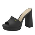 thumbnail image 2 of Slip On Platform Mule Heels, 2 of 2