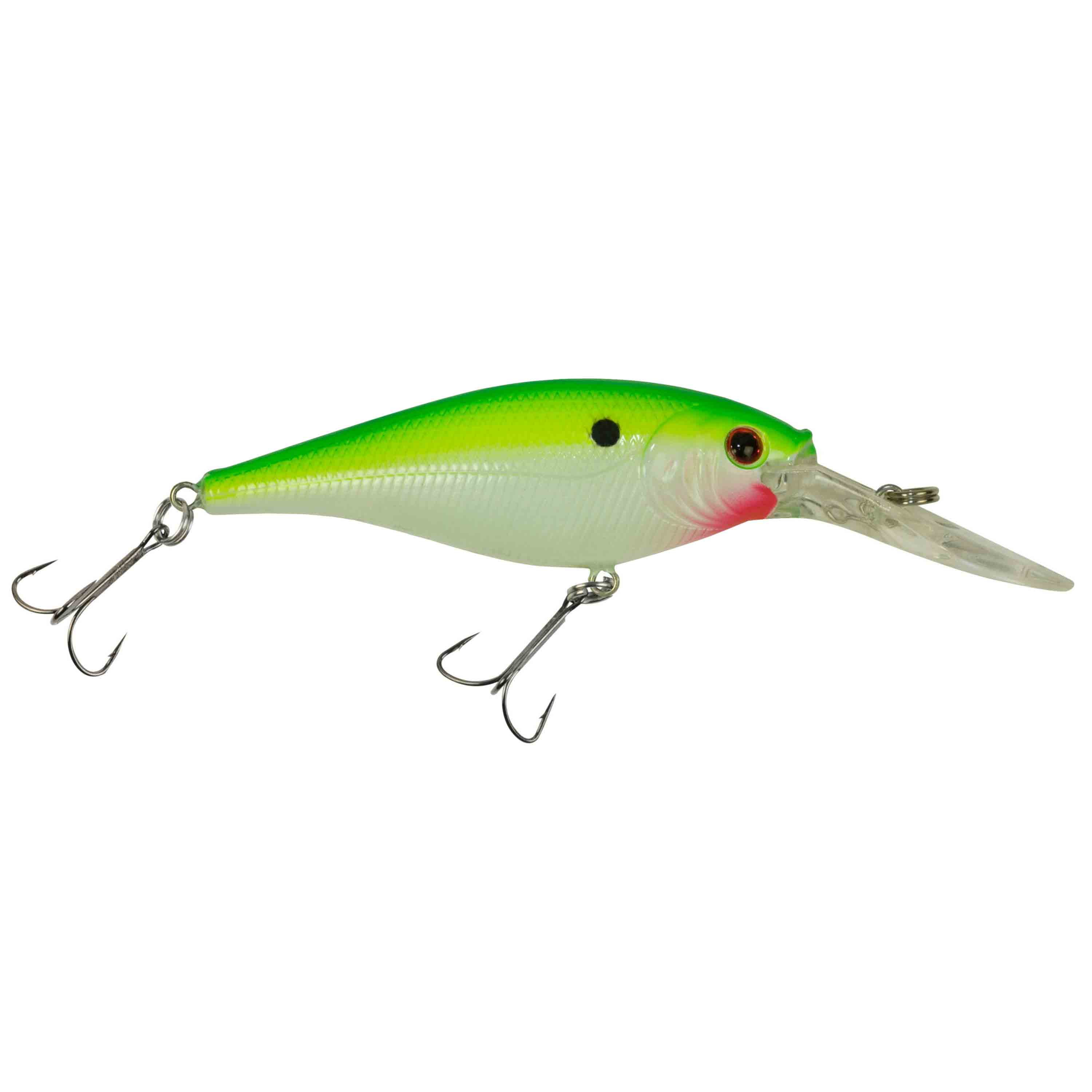 Berkley Flicker Shad Fishing Lure, Chartreuse Pearl, 1/4 oz