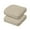 Khaki, variant on Aoodor Outdoor Chair Cushion W18'' x D19'', Fade-resistant Polyester Chair Pads with Invisible Zipper & Adjustable Ties, Khaki, Set of 2