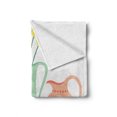thumbnail image 2 of Be Our Guest Soft Flannel Fleece Throw Blanket, Flower Vases and Pale Yellow Blossoms on White with Welcoming Guests Theme, Cozy Plush for Indoor and Outdoor Use, 50" x 70", Multicolor, by Ambesonne, 2 of 6
