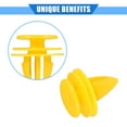 thumbnail image 3 of Unique Bargains 10 Pcs Door Trim Panel Retainer Clip Fasteners Compatible for Chevrolet Aveo 2004-2011 Plastic Yellow, 3 of 6