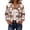 Light Brown_#X001, variant on Women's Cropped Plaid Shacket Jacket Long Sleeve Button Down Coat with Pockets Cropped Lapel Shirt Lightweight Casual Winter Outwear Outfits,Light Gray XL