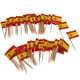 thumbnail image 2 of 100 palillos de madera para decorar dientes con diseño de bandera nacional para clubes. España, 2 of 6