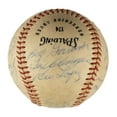 thumbnail image 4 of 1961 Yankees World Series Champs Team Signed Baseball Mickey Mantle Maris JSA, 4 of 7