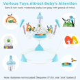 thumbnail image 3 of INFANS Baby Activity Center Jumper with Music, Light, Interactive Toys, 360°Rotating Seat, 3 Heights for 6+ Months, 3 of 9