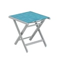 thumbnail image 5 of Pellebant Blue Outdoor Aluminum Folding Adjustable Chaise Lounge Chair and Table Set, 5 of 5