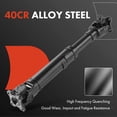 thumbnail image 2 of A-Premium Front Complete Drive Shaft Prop Shaft Driveshaft Assembly Compatible with Toyota Tacoma 1995-2004 2.7L Replace# 3714035160, 2 of 9