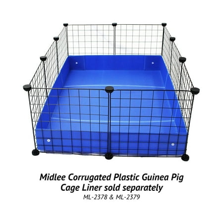 Midlee Guinea Pig Grid Cage Panels- Set of 12
