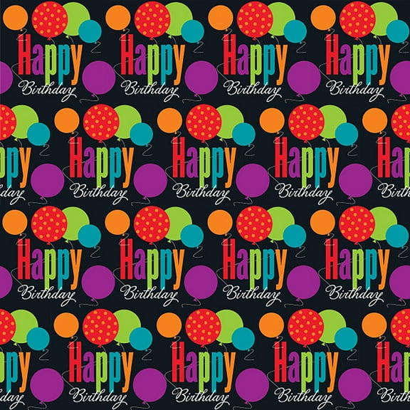 Birthday Cheer Wrapping Paper Roll