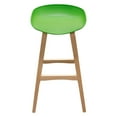 thumbnail image 5 of Brentwood Bar Height Stool w/ Green PP Seat  Molded Bamboo Frame by Diamond Sofa, 5 of 8