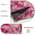 thumbnail image 6 of Round Area Rug 8 Ft, Cherry Blossom Washable Non-Slip Circle Carpet for Living Room/Bedroom, Spring Watercolor Flowers Modern Abstract Art Collection Low-Profile Large Area Rugs for Indoor, 6 of 7