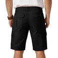 thumbnail image 3 of Mens Cargo Shorts Multi-Pocket Tactical Work Shorts 9" Inseam Regular Fit Short Pants Above Knee Length Belt Loops for Hiking Camping, 3 of 7
