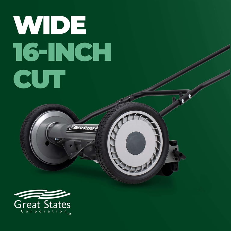 Great States 815-18 18-Inch 5-Blade Manual Push Reel Lawn Mower