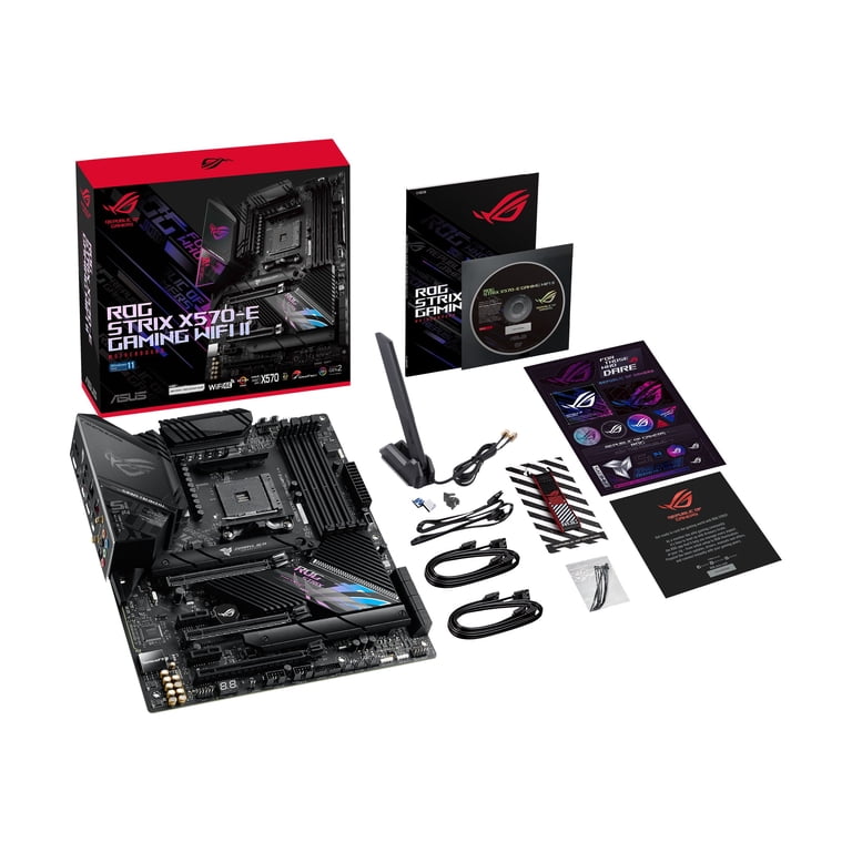 Ryzen9 5900X / ROG X570-E / 32GBメモリセット販売 Asus ROG Strix X570-E Gaming WIFI II Desktop Motherboard - Walmart.com
