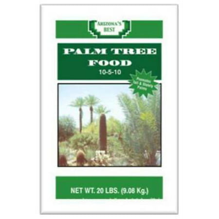 Arizona's Best 20 LB 10-5-10 Palm Tree Food Effectively Fertilizes Out Only (Best Time To Fertilize Trees)