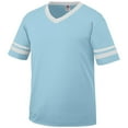 thumbnail image 2 of Augusta Sportswear Boys V-Neck Jersey with Striped Sleeves, 2 of 2