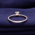 thumbnail image 6 of 18K Rose Gold Plated Solitaire Ring For Women | 5MM Moissanite Diamond Engagement Ring | Moissanite Promise Rings Jewelry Gifts For Her (0.40ctw) Ring Size-7, 6 of 6
