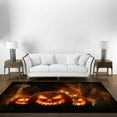 thumbnail image 3 of Anti-Slip Carpet Rug, Black and Orange Rug, Home Decor Rug, Hallway Rugs, Halloween Rugs, Modern Rug, Halloween Party Rugs, Kitchen Rugs, 2.6'x6.5' - 80x200 cm, 3 of 8
