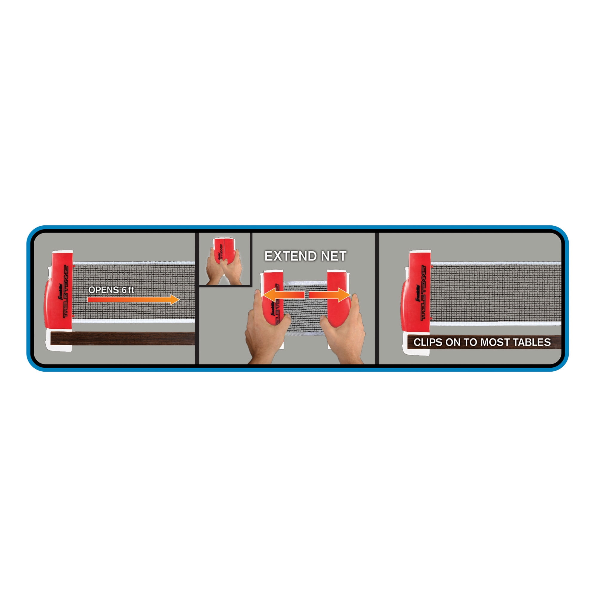 Franklin Sports Table Tennis to Go - 2 Player Table Tennis Set