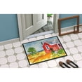 thumbnail image 4 of Old Red Cottage House at the lake or Beach Door Mat Doormat, 4 of 4