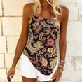 thumbnail image 5 of Camisole Tops for Women 2026 Plus Size Summer Casual Sleeveless T-Shirt Irregular-Hem Soft Cami Tank Tops Slim Fit Fashion Prints Tunic Blouses Lounge Boho Comfy Outdoor Holiday, 5 of 6